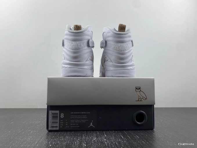 8 Retro OVO AA1239-135 White Jordan 1128